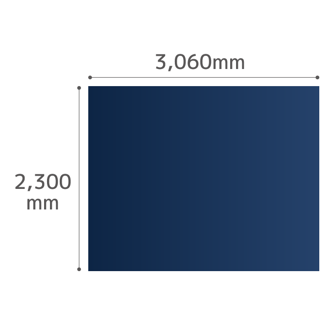 【データ制作】ワイドビッグバナー　トロマット　3060mm×2300mm（器具付）